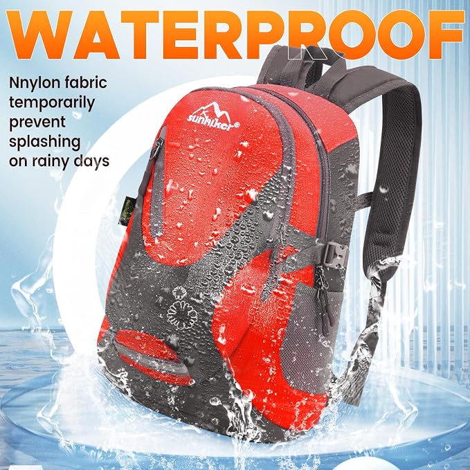 sunhiker Cycling Hiking Backpack Water Resistant Travel Backpack Lightweight - Image 4