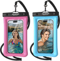 NEPHI IP68 Waterproof Phone Pouch 2 Pack-Up to 7.0"，Adjustable Neck Lanyard by IPX68WaterproofPhonePouch