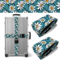White Daisy Luggage Straps for Suitcases TSA Approved, Luggage Identifiers for by Unknown