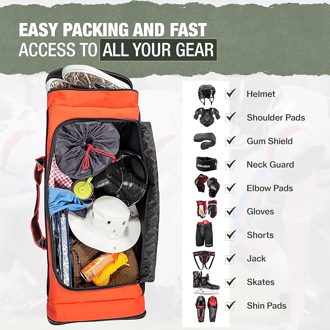 Jetstream Heavy Duty Multi Pocket Durable Sports Gym Equipment Travel Duffel Bag - Image 5