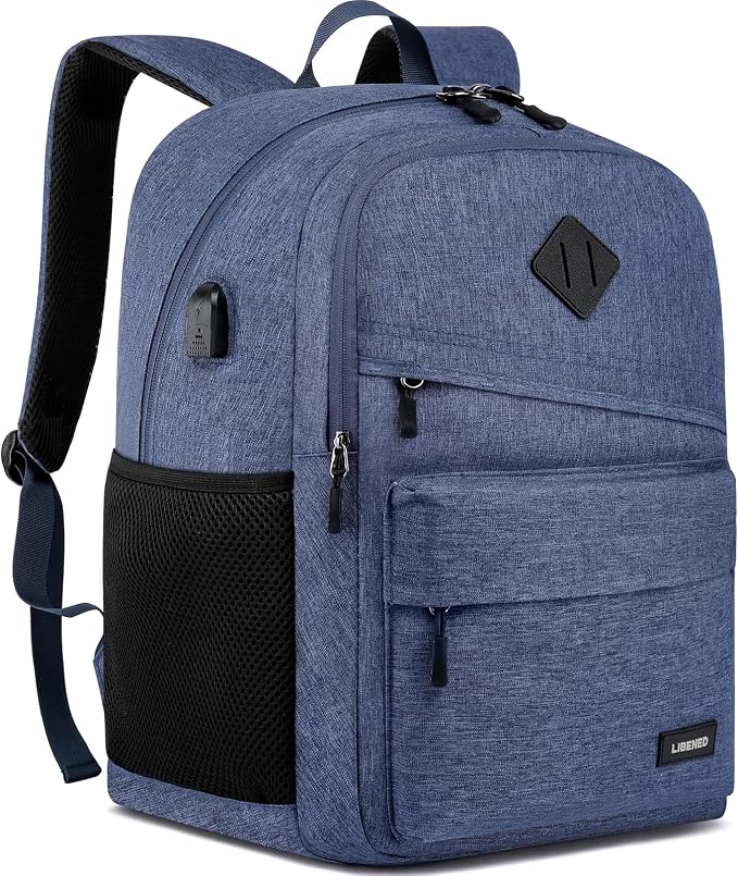 School backpack for Teen Boy, 15.6 inch Laptop Backpack by LIBENED