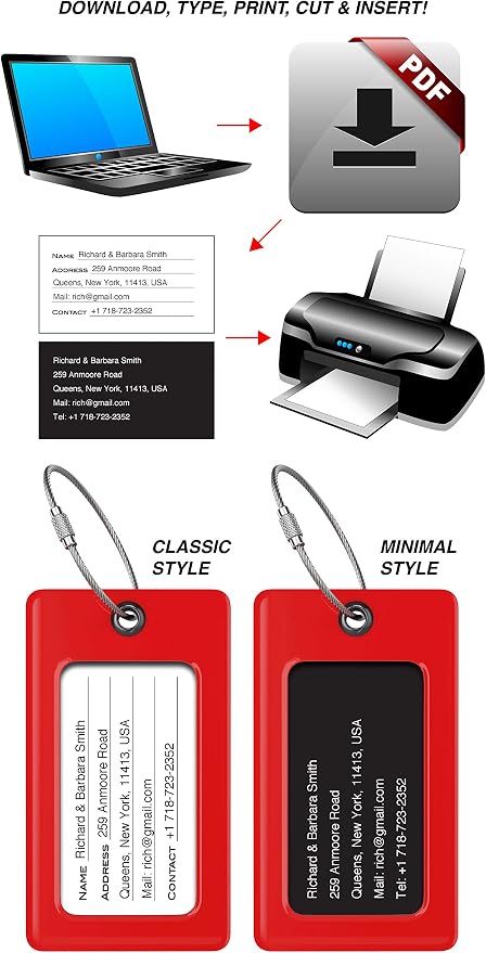 Luggage Tags Business Card Holder by TUFFTAAG - Image 5