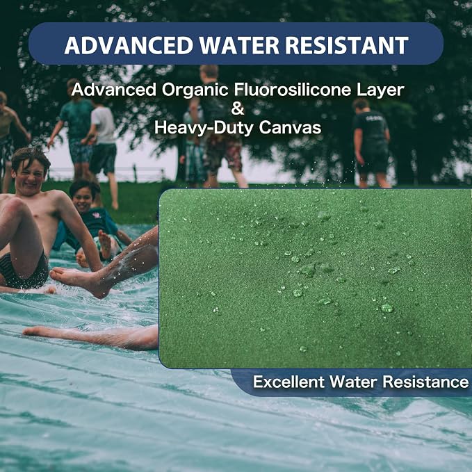 20’x24’ Canvas Tarp Heavy Duty Water Resistant Tarpaulins - Image 2