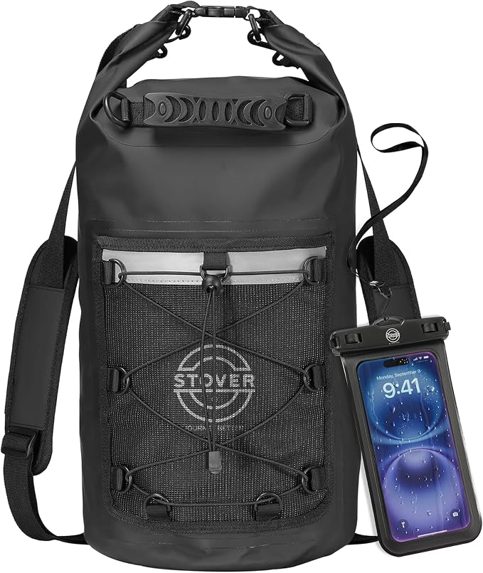 STOVER 5/10/25/30/40/55L Waterproof Backpack- Floating Dry Bag by STOVER