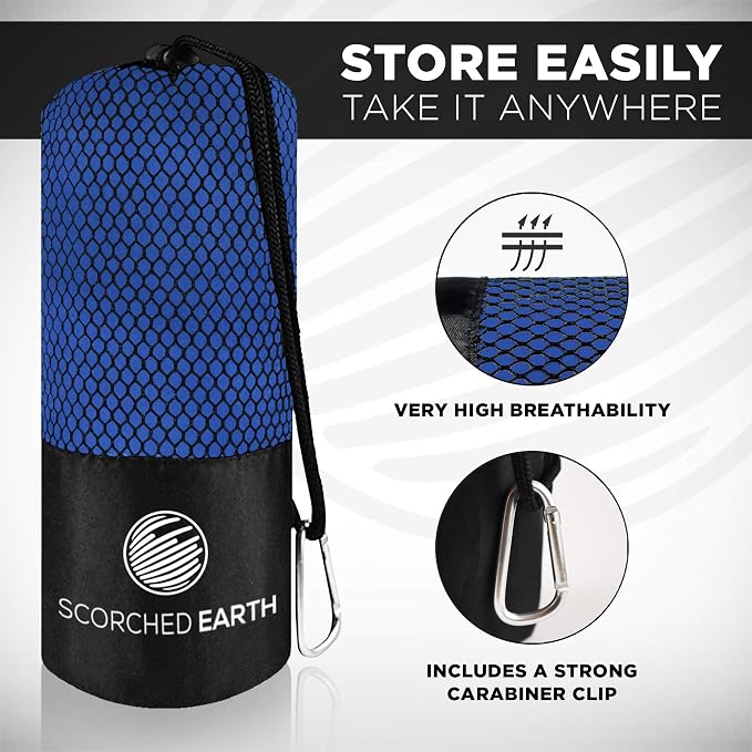 ScorchedEarth Microfiber Travel & Sports Towel Set - Image 3