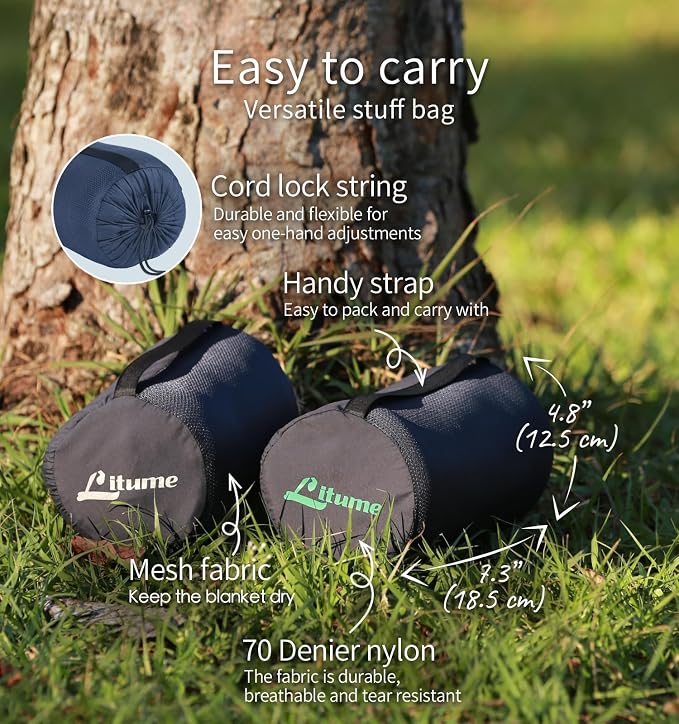 Travel Camping Blanket Lightweight and Breathable, 67 x 48 in Soft Airplane - Image 6