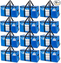 TAILI Extra Large Moving Bags, 12 Pack Blue Heavy Duty Totes by TAILI