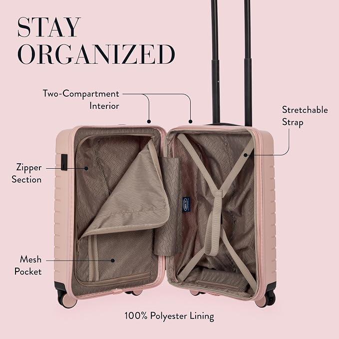 Bric's Milano By Bric's Ulisse 21" Expandable Spinner Pearl Pink One Size - Image 3