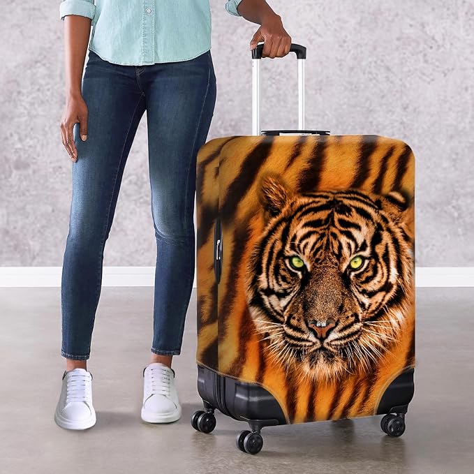 Tiger Travel Luggage Covers 22-25 Inch Spandex Suitcase Protectors - Image 4