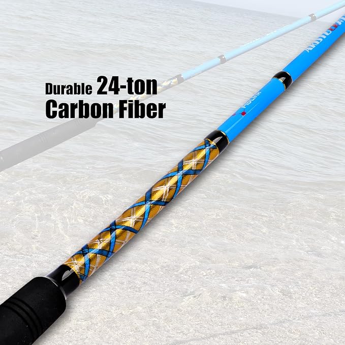 Fiblink Surf 2-Piece/3-Piece/4-Piece Fishing Rod Spinning/Casting Carbon Fiber - Image 4