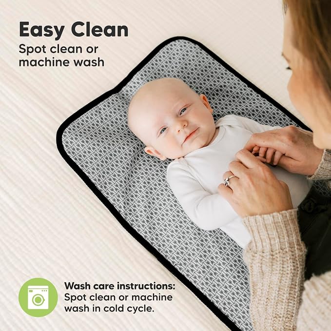 KeaBabies Portable Diaper Changing Pad, Easy Wipe Clean - Image 7