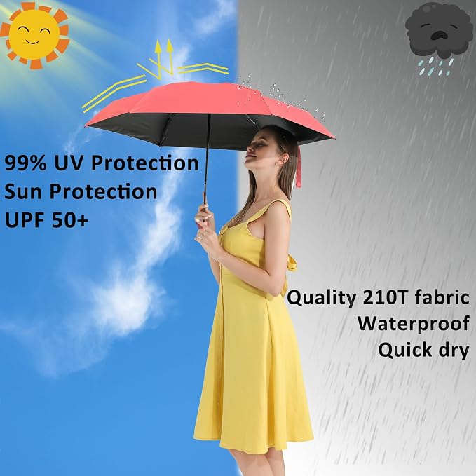 BAODINI Travel Mini Umbrella for Purse - Image 2