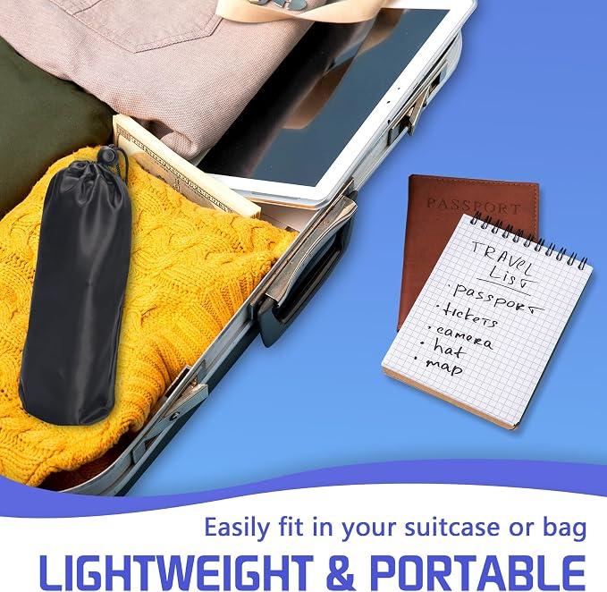 2-Pack Airplane Foot Hammock for Plane Travel - Image 7