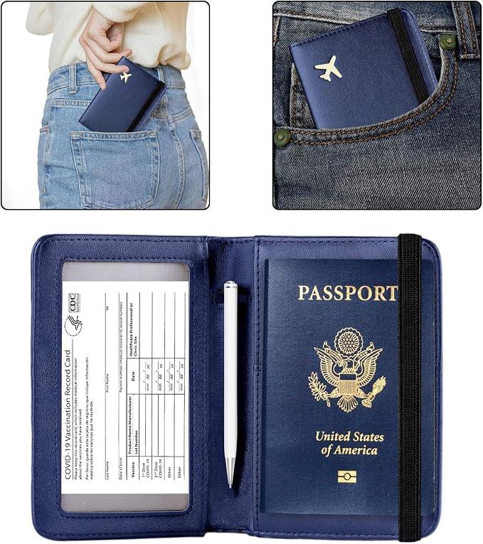 ZOPPEN Passport Holder Wallet, Passport Cover Travel Wallet Women Travel - Image 3