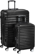 Amazon Basics 2 Piece Set With TSA Locks, Hardshell Suitcases With Four by AmazonBasics