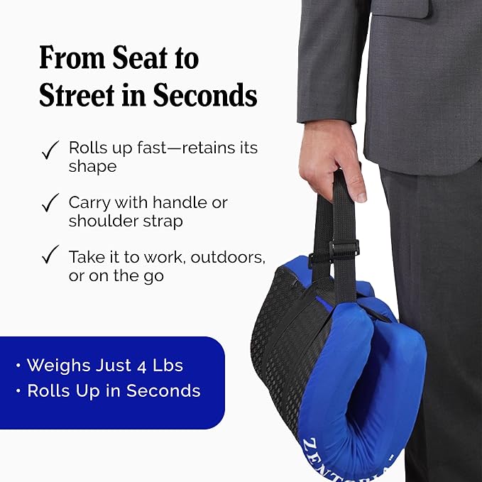 Gel and Memory Foam Seat Cushion – Office – Ergonomic Cushion Pad - Image 5