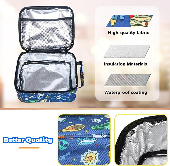 Hap Tim Insulated Lunch Bag Women, Reusable Lunch Box - Image 6