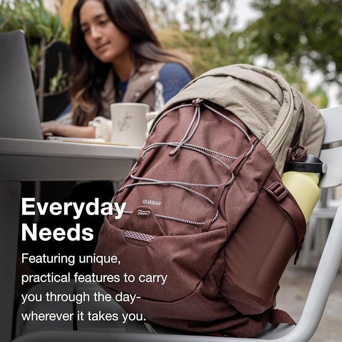 Osprey Quasar 26L Commuter Backpack, Pashmina/Tan Concrete - Image 6