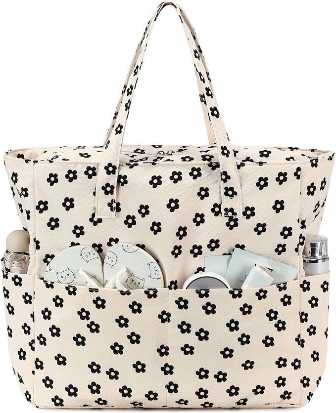 LEDAOU Beach Bag Waterproof Sandproof Women Tote Bag Pool Bag by LEDAOU