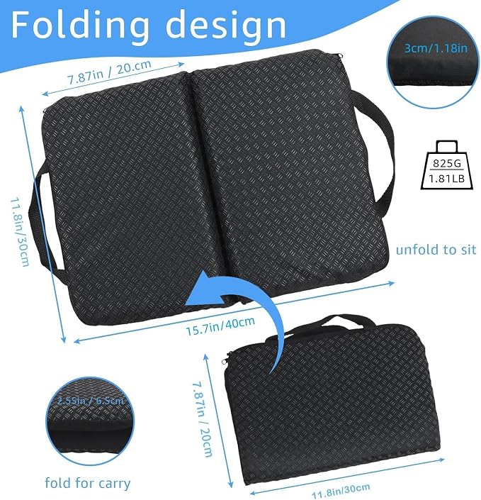 New Upgraded Portable Seat Cushion Foldable Travel Cushion, - Image 2