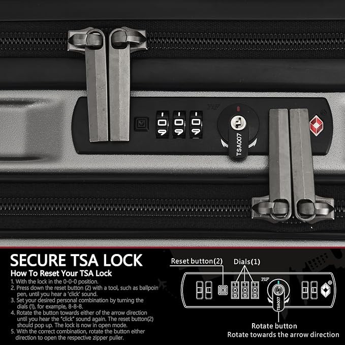 TydeCkare 16" Carry on Luggage - Image 6