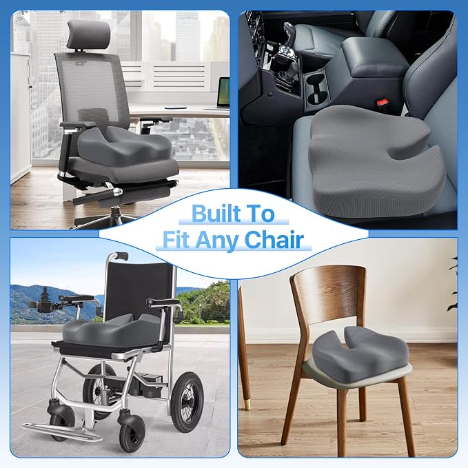 Seat Cushion, Extra Large Memory Foam Cushion - Image 7