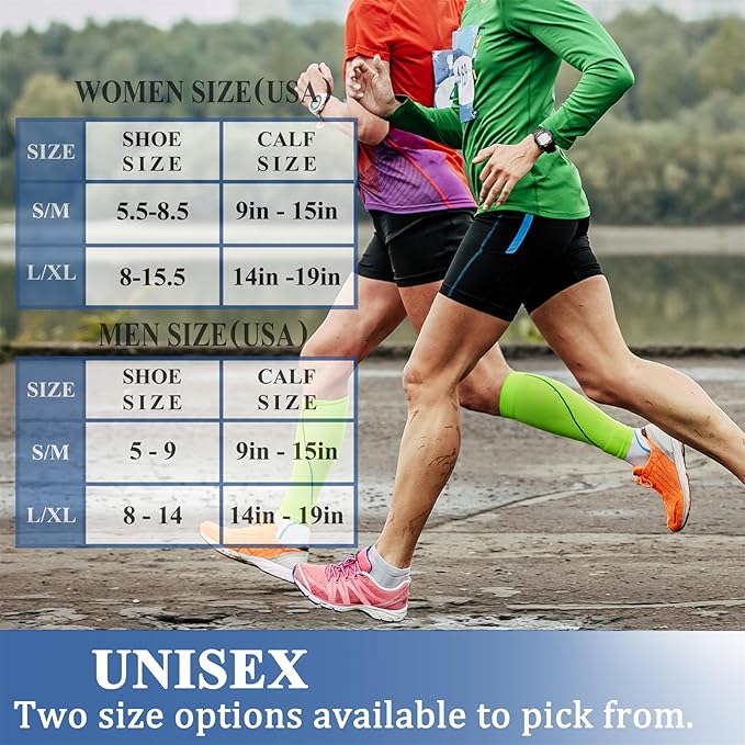 CHARMKING Compression Socks for Women & Men Circulation 15-20 mmHg is Best - Image 6