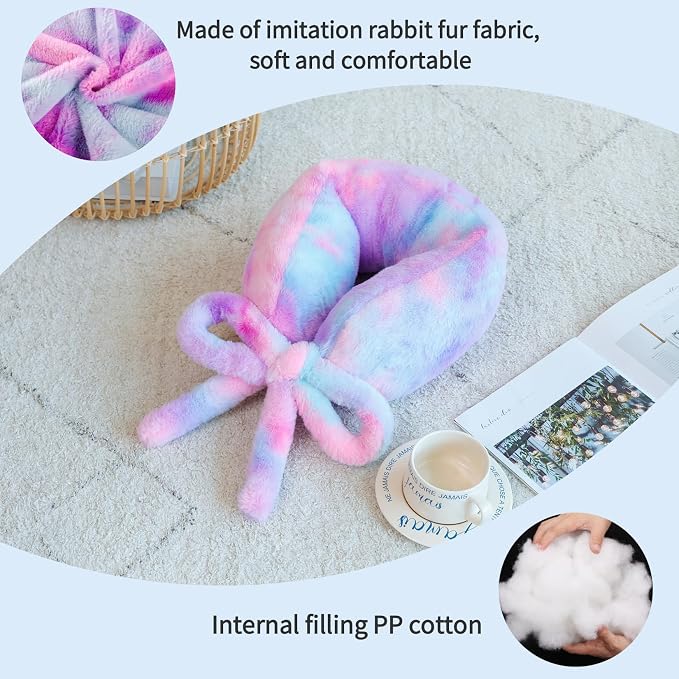 Travel Pillow Multifunctional Airplane Travel Neck Pillow Provides Neck and - Image 2