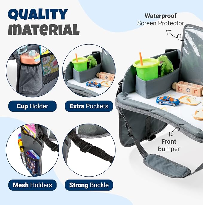 Kids Travel Tray with Dry Erase Board - Image 4