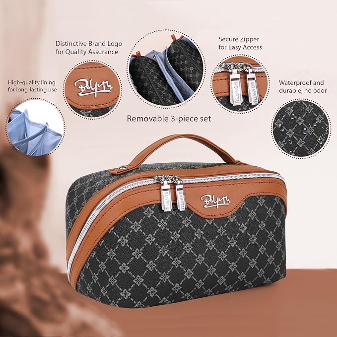 BOYATU Travel Makeup Bag Cosmetic Bags - Image 2