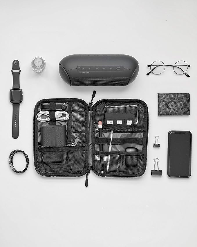 BAGSMART Electronics Travel Organizer Case, Compact Cable Organizer Bag - Image 7