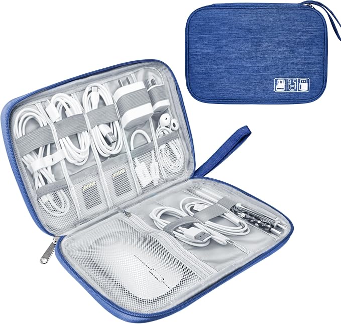Electronics Travel Organizer, Portable Waterproof Electronic Travel Storage Bag by Lcsmaokin