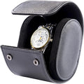 MR.OKAY Single Watch Travel Case-Classic Leather Watch Case by MR.OKAY