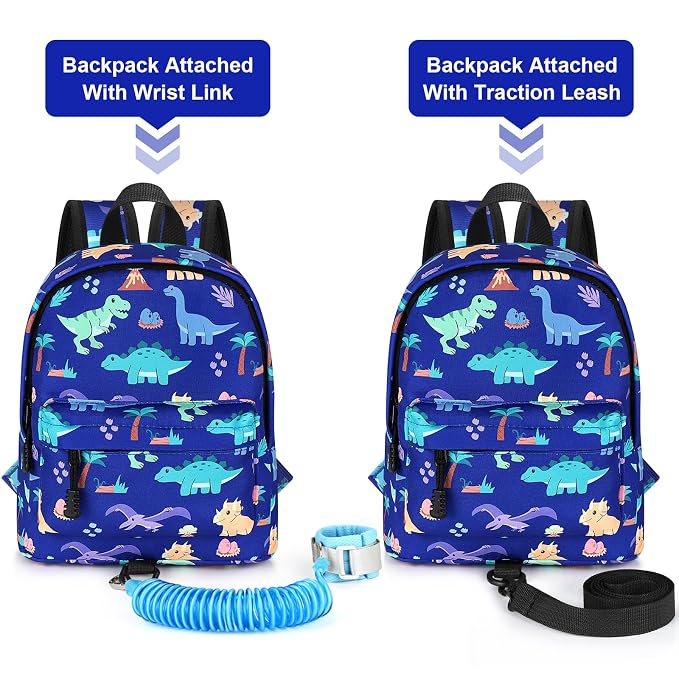 Accmor Toddler Backpack Leash, Cute Dinosaur Kids Backpack - Image 4