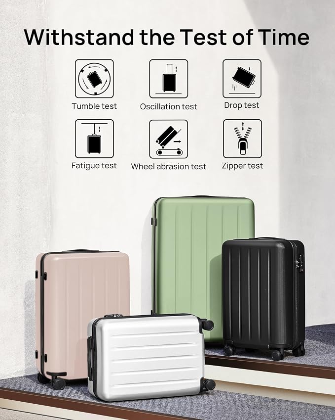 Carry On Suitcase, 20 Inch Carry-On Luggage - Image 9