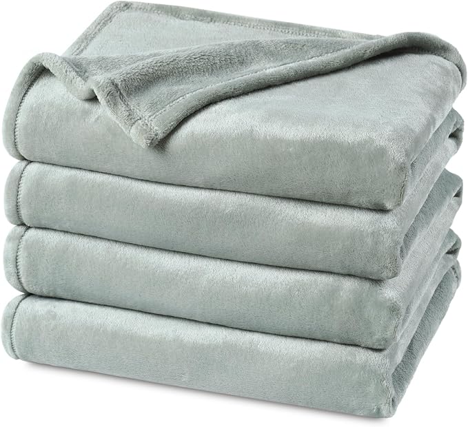 PHF Ultra Soft Fleece Blanket King Size, No Shed No Pilling Luxury Plush Cozy by PHF