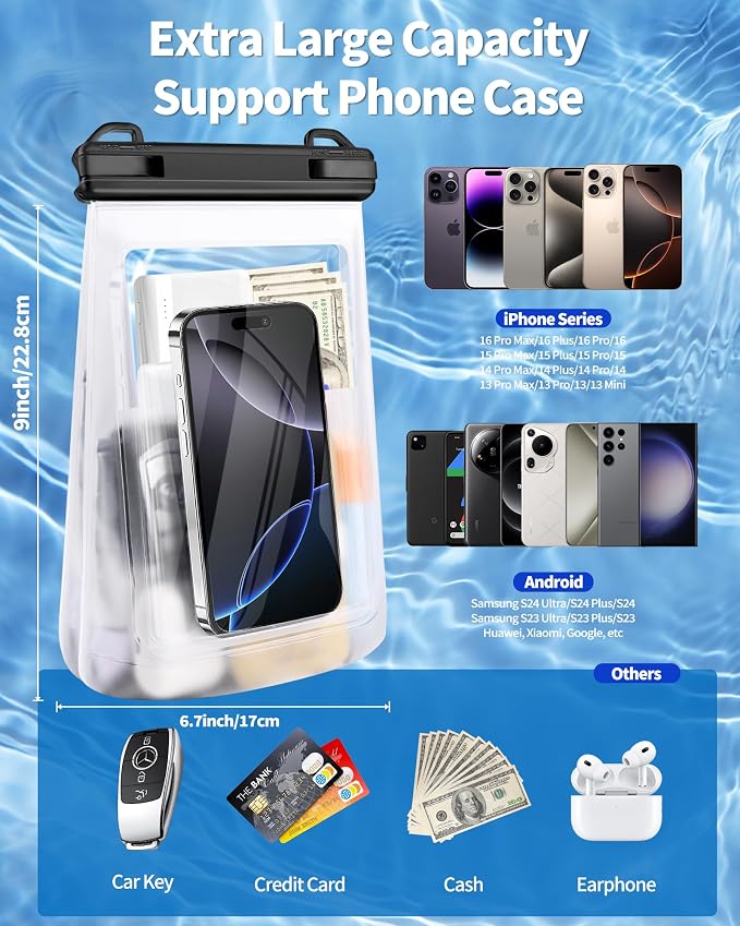 Large Waterproof Phone Pouch - Image 2