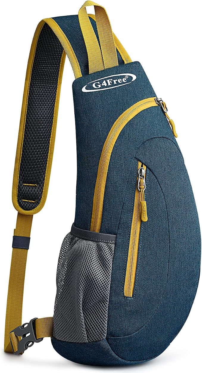 G4Free Sling Bag for Men Women, Small Crossbody Backpack Lightweight Chest by G4Free