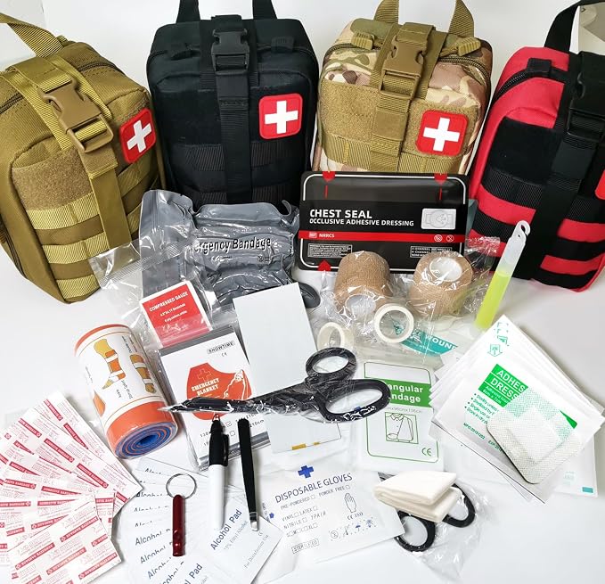 IFAK Kit Trauma Kit Military Medical First Aid Kits Bleeding Contral Emergency - Image 2