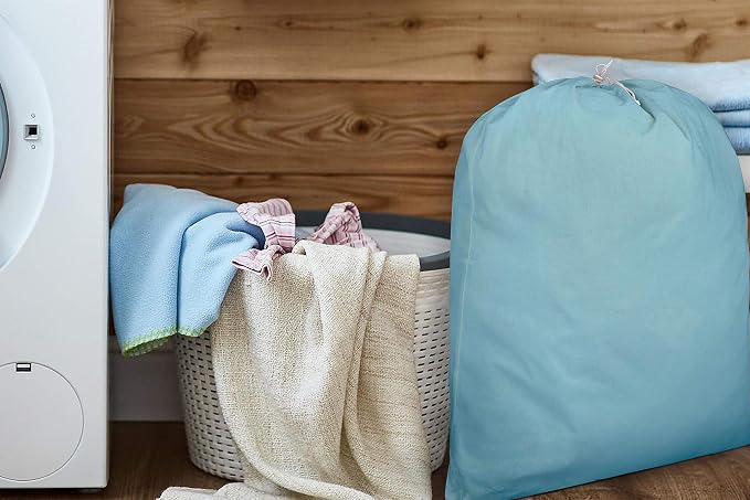 Urban Villa Laundry Bag Canvas|Dirty Clothes Travel Laundry Bag|Machine - Image 3