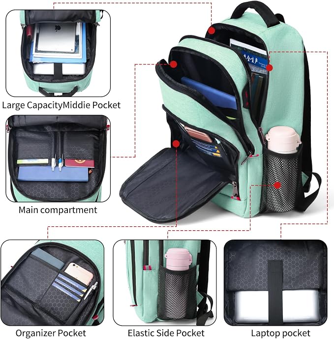 Travel Laptop Backpack, Anti Theft Backpack - Image 3