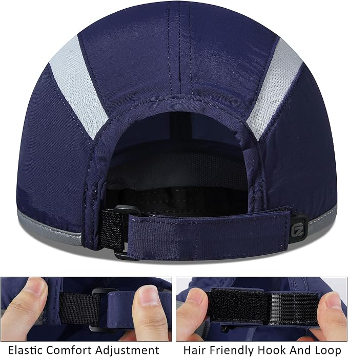 GADIEMKENSD Reflective Folding Outdoor Hat Unstructured Design UPF 50+ Sun - Image 3