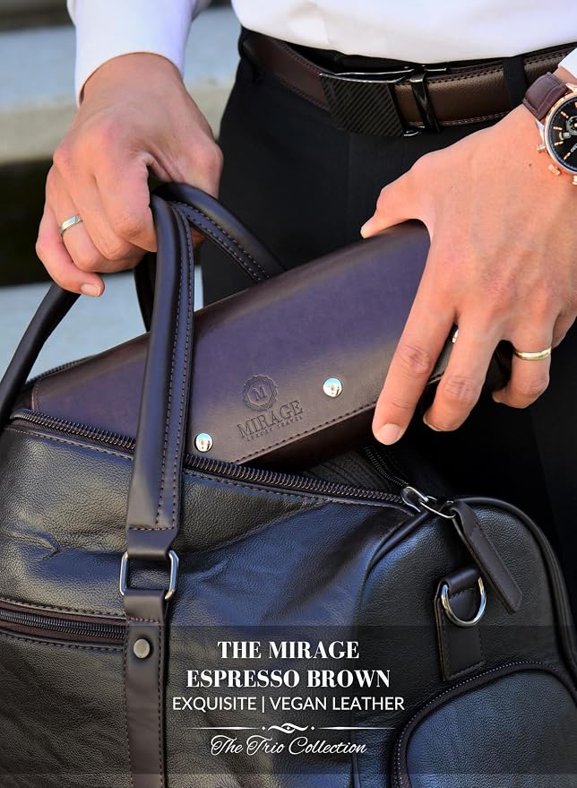 Watch Travel Case for Men Watch Roll for Travel Organizer and Display Watch Case - Image 6