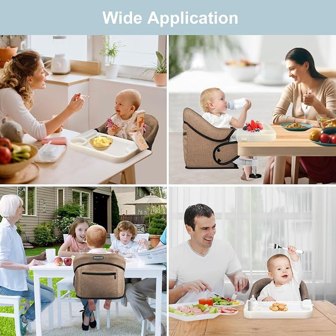Clip-On High Chair with Removable Dining Tray - Image 7