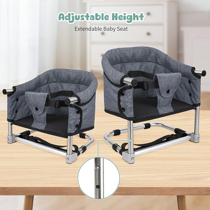 Booster Seat for Dining Table: Portable Toddler Booster Chair - Image 4