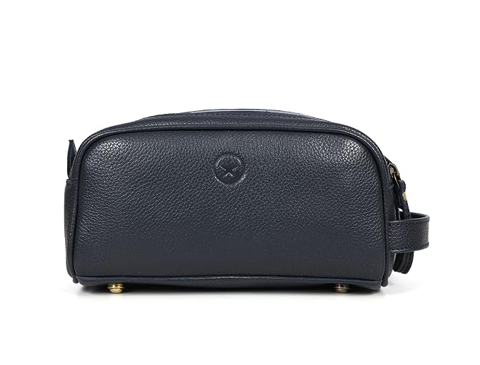 10" Premium Leather Toiletry Travel Pouch - Image 2