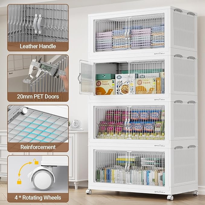 BROVIEW 600Qt Extra Large Stackable Storage Bins - Image 6