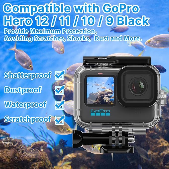 HONGDAK Waterproof Housing Case Accessories Kit 16in1 - Image 5