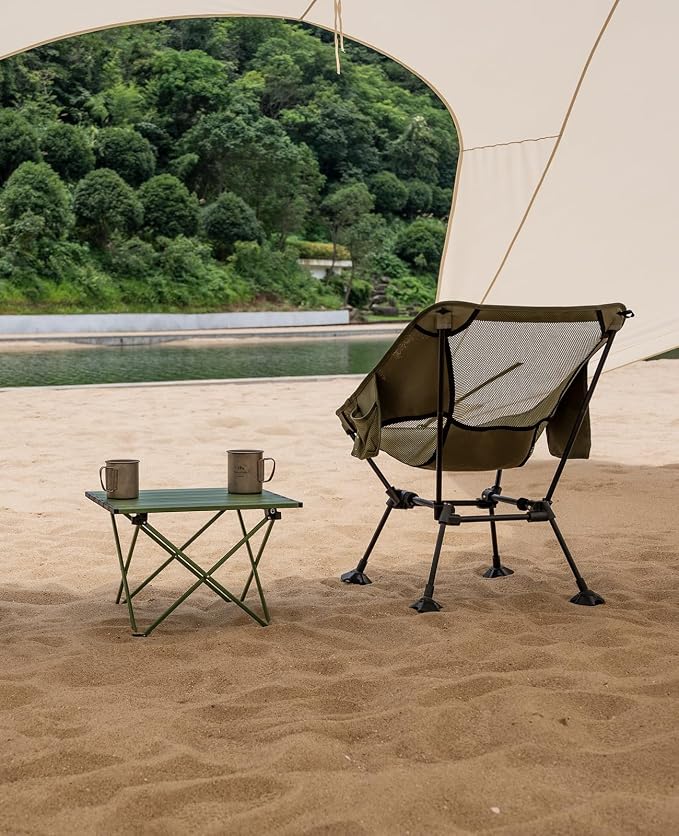 iClimb Ultralight Compact Camping Folding Beach Chair - Image 9