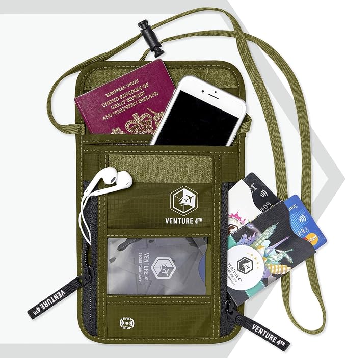 VENTURE 4TH Passport Holder Neck Wallet - Image 3